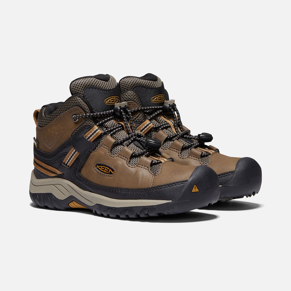 Keen Outdoor Bot Çocuk Kahverengi/Siyah - Targhee Waterproof - Türkiye SJZR01928